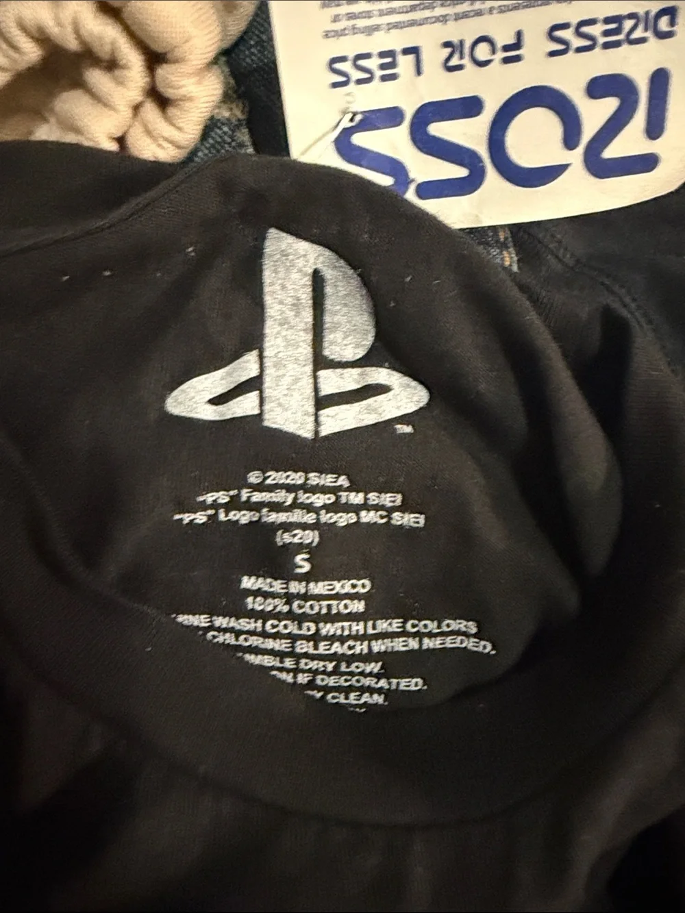 Sony Black Long-Sleeve PlayStation Logo Shirt
